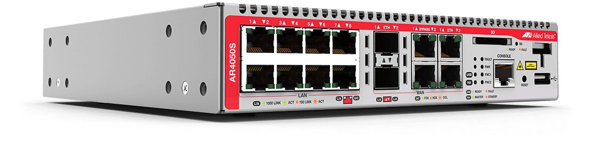 Allied Telesis  Router Firewall UTM, SD-WAN &amp; Controlador Wireless (AWC), con 2 Puertos WAN Gigabit Combo + 8 puertos LAN Gigabit