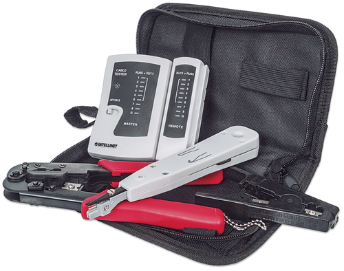 Intellinet 780070 kit de herramientas para preparación de cables Negro