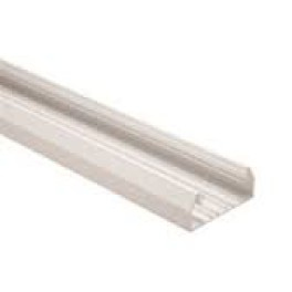 PANDUIT  Base para canaleta T-70, de PVC rígido, con orificios perforados para montaje, 103.3 x 44.9 x 2400 mm, Color Blanco Mate