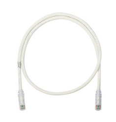 Panduit  Cable de parcheo UTP Categoría 6, con plug modular en cada extremo - 1 m. - Blanco mate