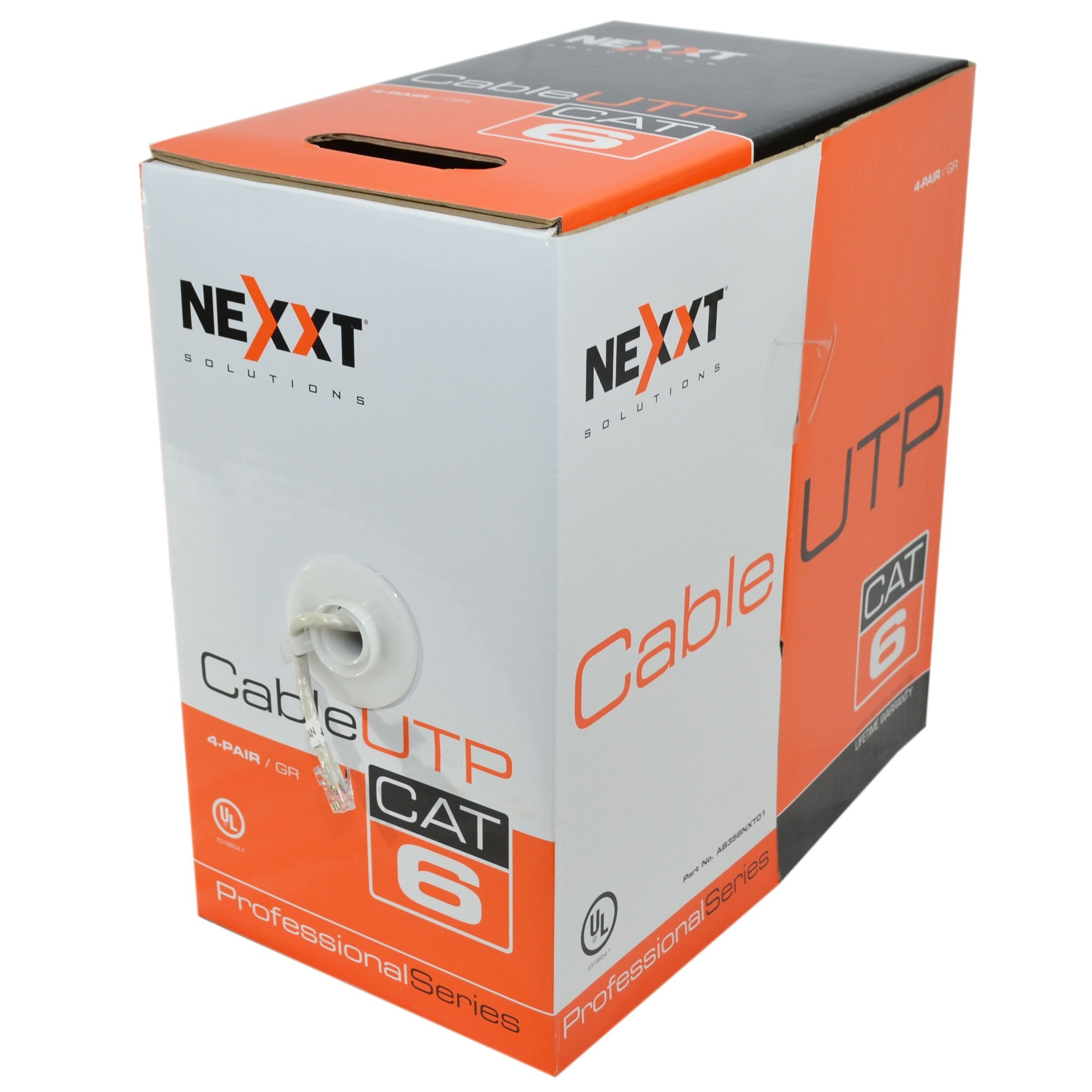 Nexxt Solutions PCGUCC6LZGR cable de red Gris 305 m Cat6 U/UTP (UTP)