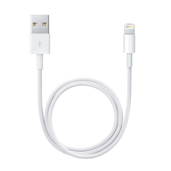 Apple 0.5m Lightning-USB Blanco
