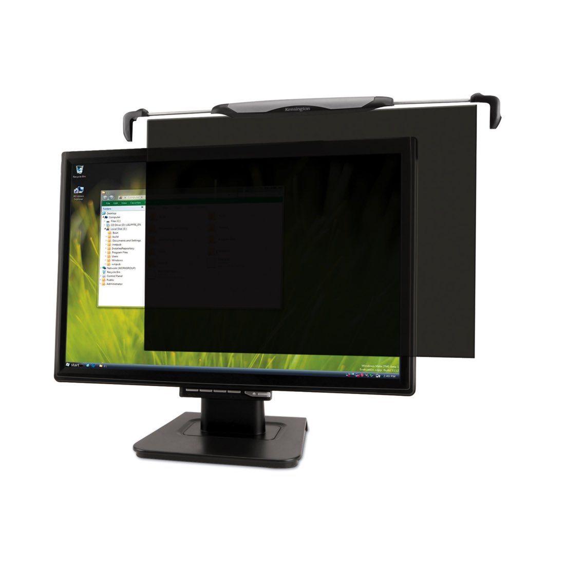 Kensington Filtro de privacidad FS240 Snap2™ para monitores panorámicos de 22”-24” (16:9 / 16:10)