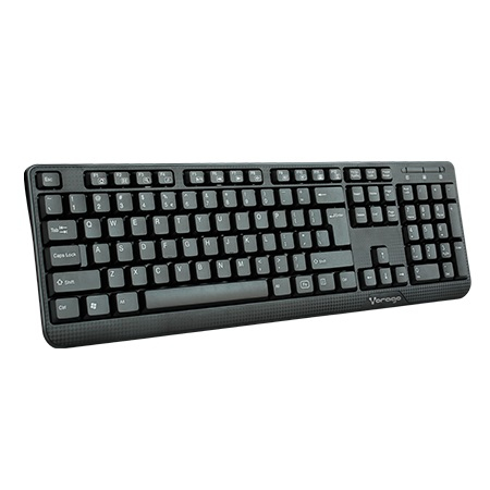 Vorago KB-102 teclado USB Español Negro