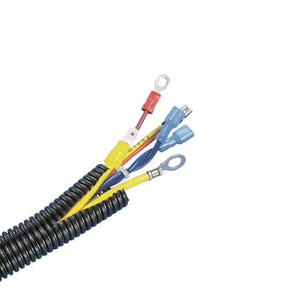 PANDUIT  Tubo Corrugado Abierto para Protección de Cables, 1in (25.4 mm) de Diámetro, 30.5 m de Largo, Color Negro