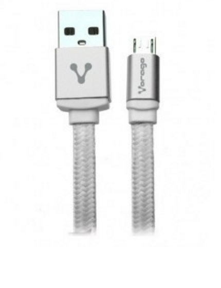 Vorago CAB-113 cable USB 1 m USB 2.0 USB A Micro-USB B Blanco