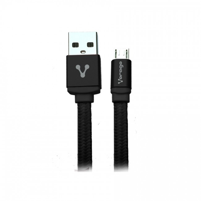Vorago CAB-113 cable USB 1 m USB 2.0 USB A Micro-USB B Negro