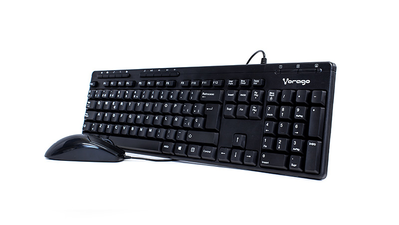 Vorago KM-104 teclado USB QWERTY Español Negro