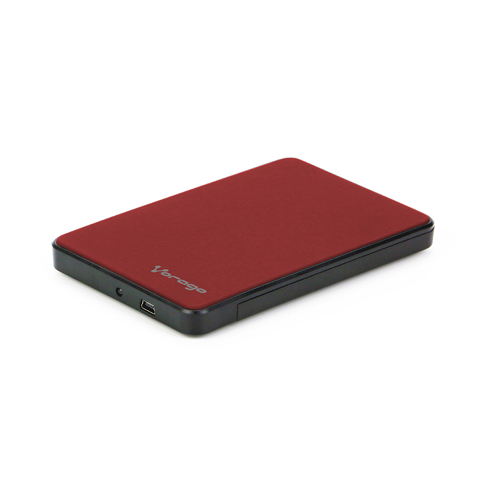Vorago HDD-102/R caja para disco duro externo Carcasa de disco duro/SSD Rojo 2.5"