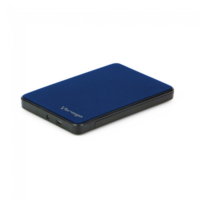 Vorago HDD-102/A caja para disco duro externo Carcasa de disco duro/SSD Azul 2.5"