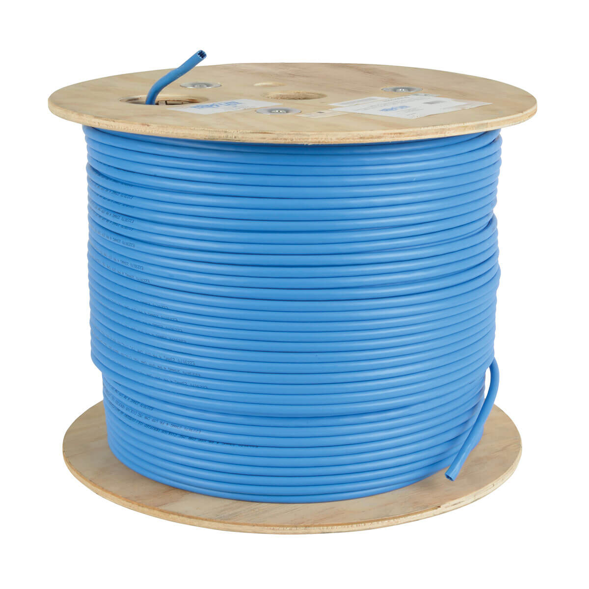 Tripp Lite N223-01K-BL Cable Ethernet a Granel de PVC CMR UTP Núcleo Sólido Cat6a Certificado 10G, Azul, 304.8 m [1000 pies]