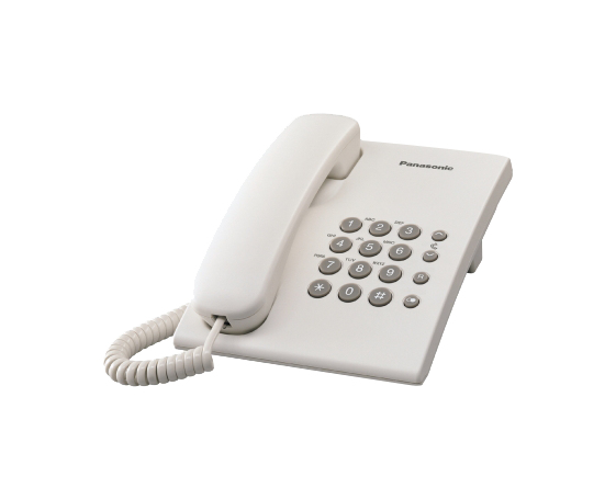 Panasonic KX-TS500 Teléfono analógico Identificador de llamadas Blanco