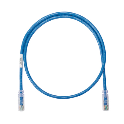 PANDUIT  Cable de parcheo UTP Categoría 6, con plug modular en cada extremo - 1.5 m. - Azul