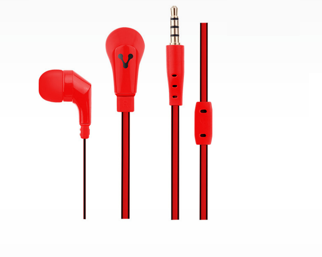 Vorago EP-103 Auriculares Dentro de oído Conector de 3,5 mm Rojo