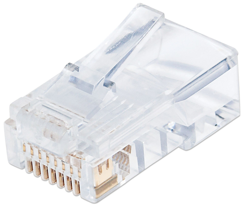 Intellinet 790512 conector RJ45 Transparente
