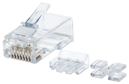 Intellinet 790550 conector RJ45 Transparente