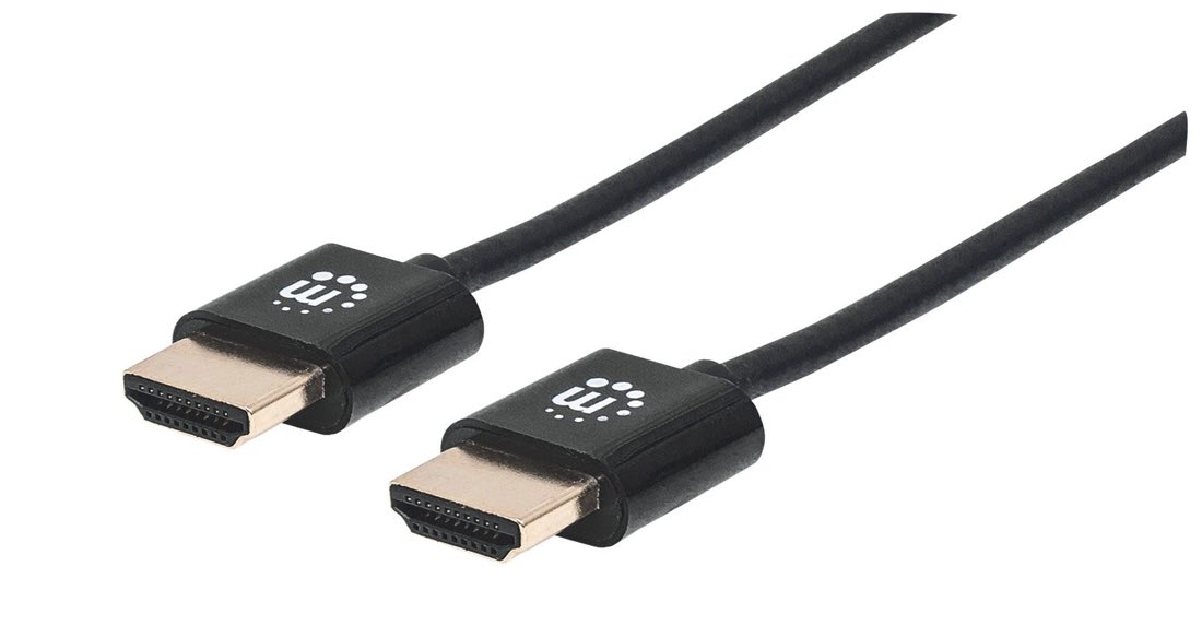 Manhattan 394352 cable HDMI 1 m HDMI tipo A (Estándar) Negro