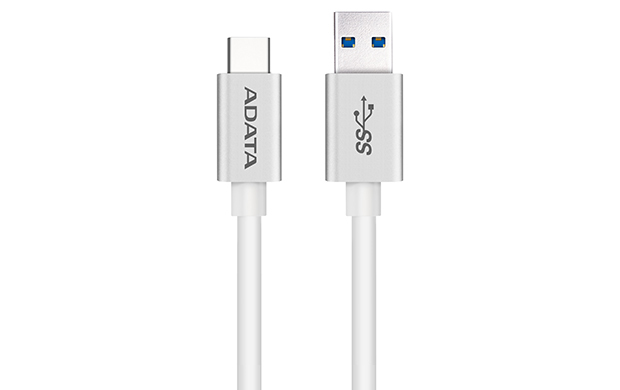 ADATA USB-C - USB 3.0, 1m cable USB USB 3.2 Gen 1 (3.1 Gen 1) USB C USB A Blanco
