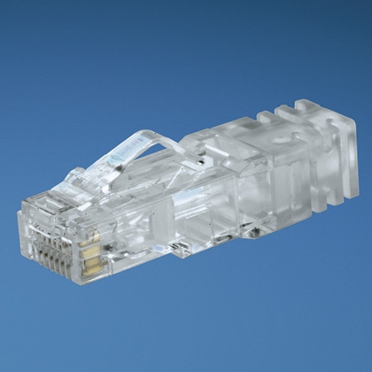 PANDUIT  Plug RJ45 Cat6A, Para Cable UTP de Calibre 23-24 AWG, Chapado en Oro de 50 micras, Paquete de 100 piezas
