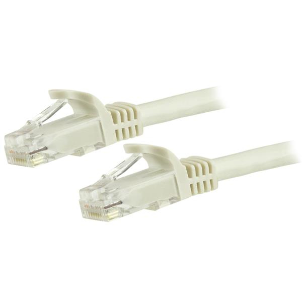 StarTech.com N6PATCH14WH cable de red Blanco 4,3 m Cat6 U/UTP (UTP)