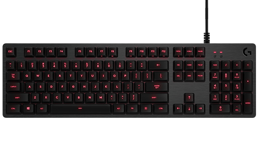 Logitech G G413 Gaming Keyboard teclado USB Carbono