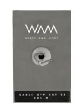 WAM CAT5E-GRIS cable de red 305 m U/UTP (UTP)