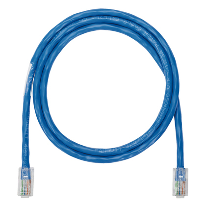 PANDUIT  Cable de parcheo UTP Categoría 5e, con plug modular en cada extremo - 1 ft. - Azul