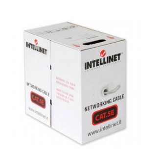 Intellinet CAT 5E UTP 305M cable de red Gris Cat5e U/UTP (UTP)