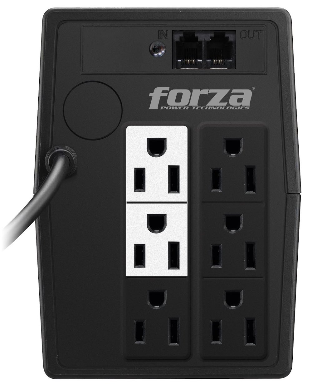 Forza Power Technologies NT-511 sistema de alimentación ininterrumpida (UPS) 0,5 kVA 250 W 6 salidas AC