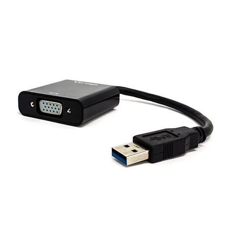 Vorago ADP-200 Adaptador gráfico USB 1920 x 1080 Pixeles Negro