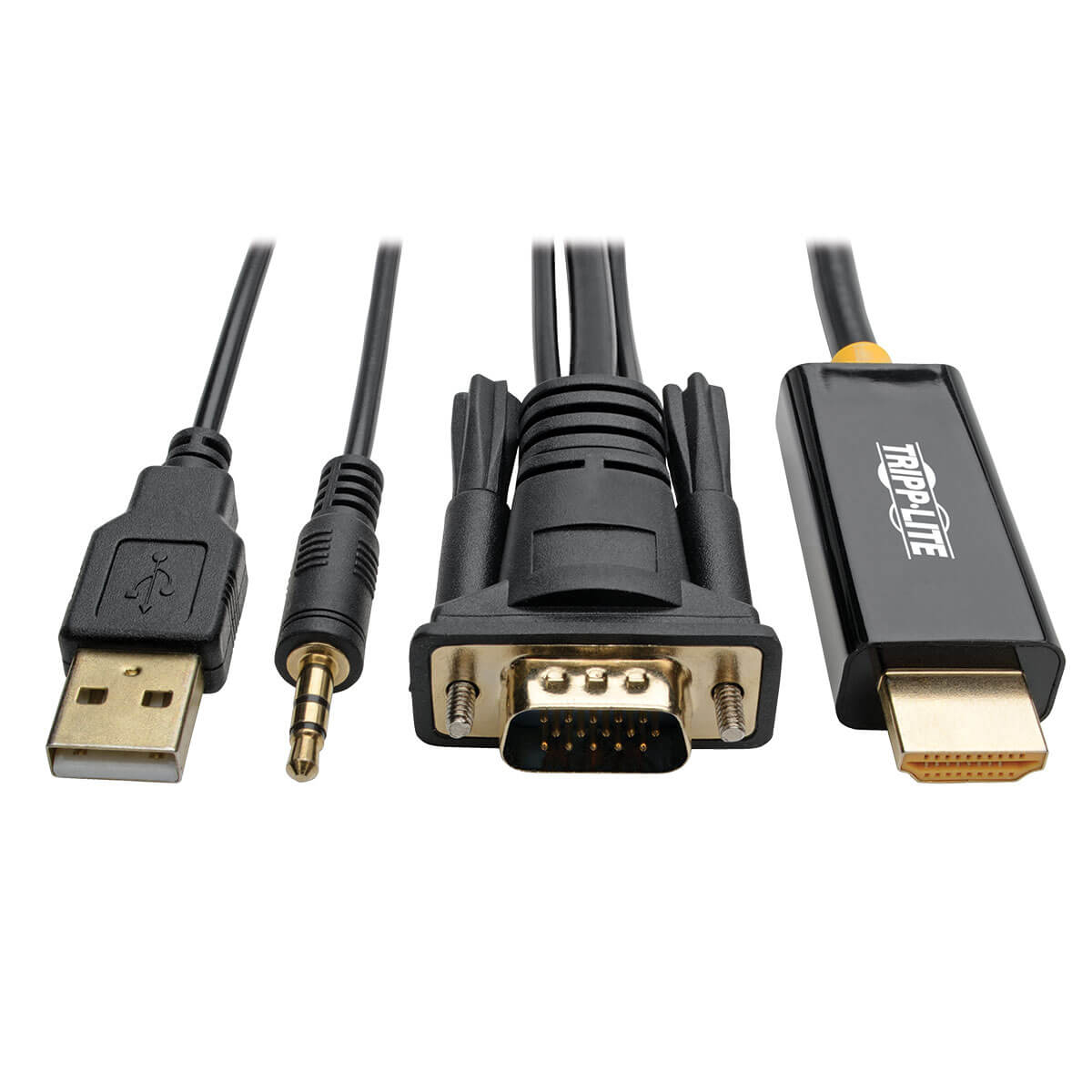 Tripp Lite P116-006-HDMI-A Cable Adaptador VGA + Audio a HDMI con Energía USB, 1920 x 1080 (1080p) @ 60 Hz (M/M), 1.83 m [6 pies]
