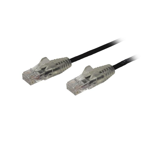 StarTech.com N6PAT1BKS cable de red Negro 0,3 m Cat6 U/UTP (UTP)