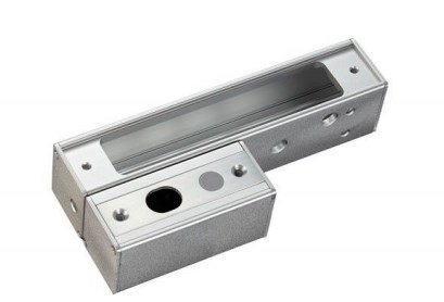 Axceze AX-E100-B accesorio para cerradura electromagnética Kit de montaje Aluminio, Vidrio