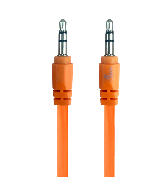 Xtech XTG-212 cable de audio 1 m 3,5mm Naranja