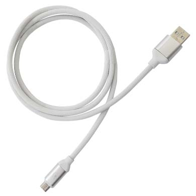 BRobotix 161208B cable USB 1,2 m USB 2.0 USB A Micro-USB B Blanco