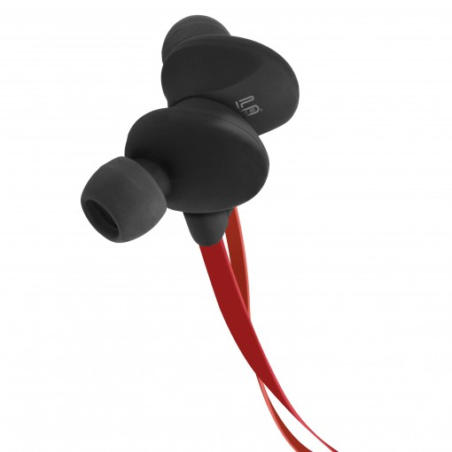 Klip Xtreme Athletik Auriculares Dentro de oído MicroUSB Bluetooth Negro, Rojo