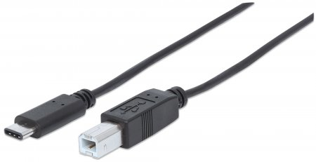 Manhattan 354950 cable USB 2 m USB 2.0 USB C USB B Negro
