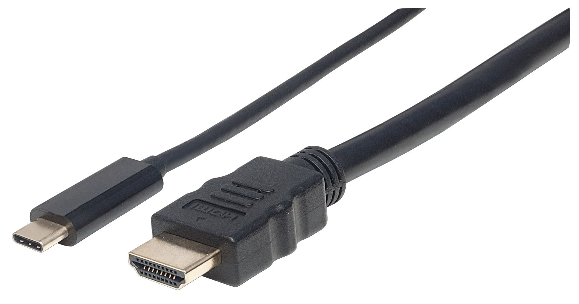 Manhattan 152235 adaptador de cable de vídeo 1 m USB Tipo C HDMI tipo A (Estándar) Negro