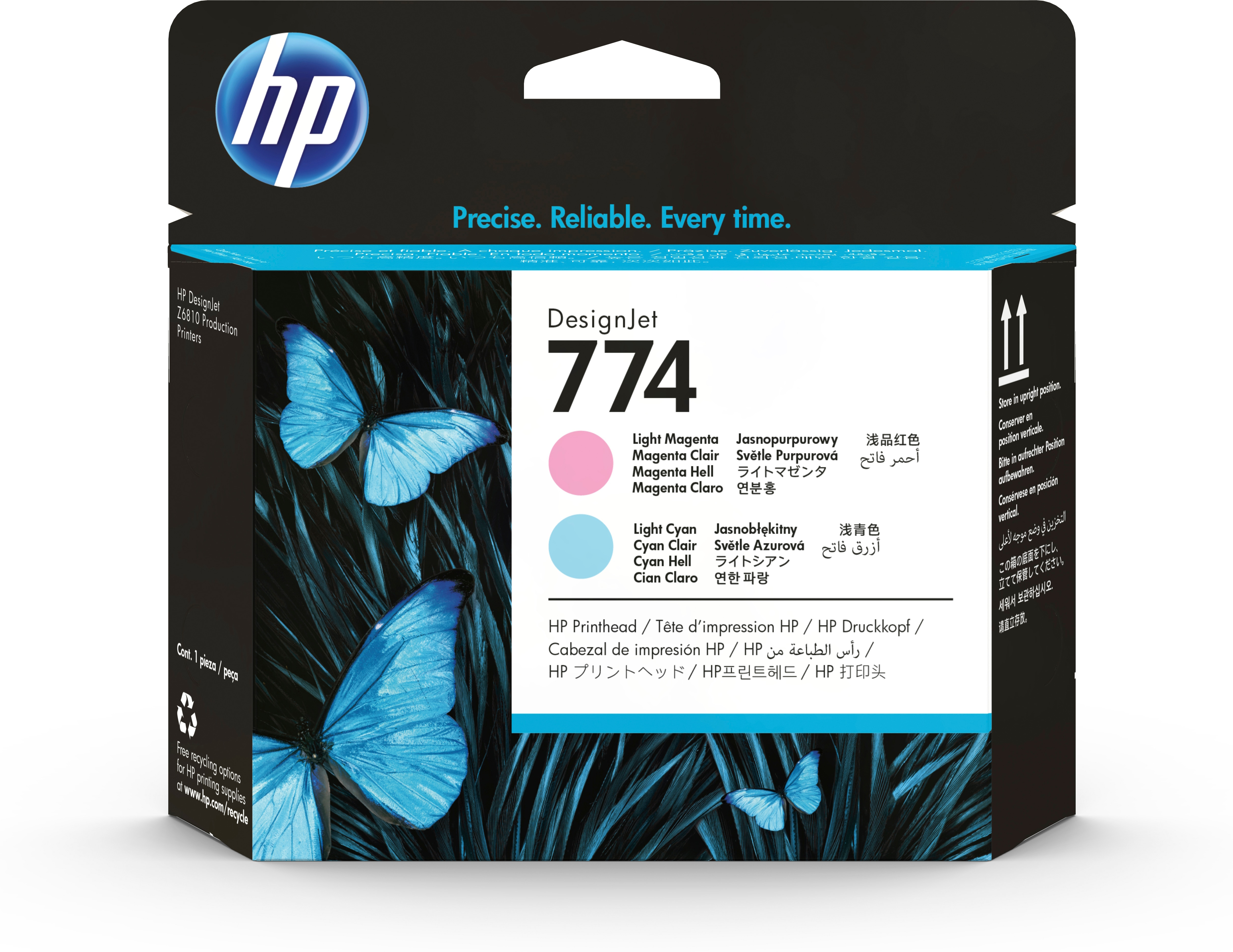 HP Cabezal de impresión DesignJet 774 magenta claro/cian