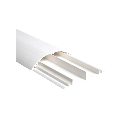 Thorsman  Ducto media caña color blanco de dos vias, de PVC auto extinguible,  90.5 x 19.7 x 1220mm (9400-01250)
