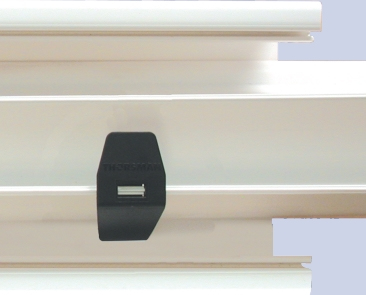 Thorsman  Clip sujetador negro para canaleta TEK100 (5590-34600)