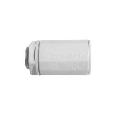 GEWISS  Caja de derivación de PVC Auto-extinguible con 6 entradas, tapa atornillada, 100x100x50 MM, (Medidas internas, mayor área permisible para e cable, Para exterior (IP55)