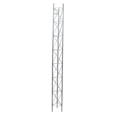 Syscom  Tramo de Torre Arriostrada de 3m x 30cm, Galvanizado por Inmersión, Hasta 30 m de Elevación. Zonas Húmedas.