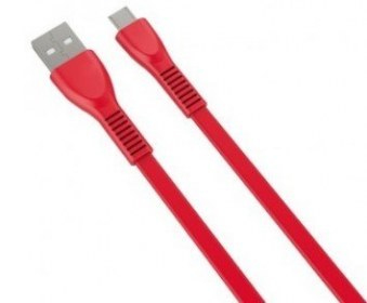 Naceb Technology USB A - microUSB, 1m cable USB USB 2.0 Micro-USB B Rojo