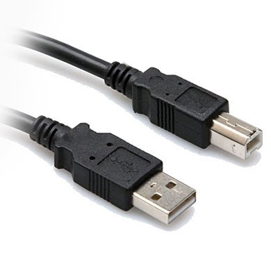 BRobotix 102327 cable USB 1,8 m USB 2.0 USB A USB B Negro