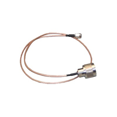 Epcom  Jumper de 0.6 mt de longitud, cable RG-316 conector N macho en un extremo y al otro SMA inverso