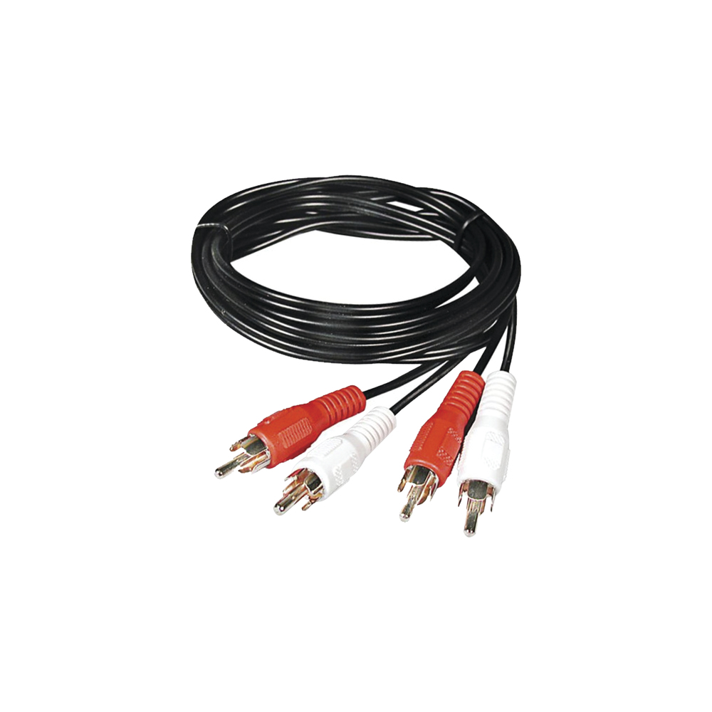 Epcom  Cable RCA Macho a Macho de 2 Metros de Longitud / Aplicaciones de Audio y Video Optimizado para HD