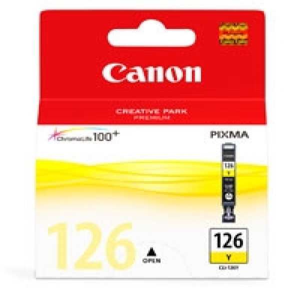 Canon CLI-126 cartucho de tinta 1 pieza(s) Original Amarillo