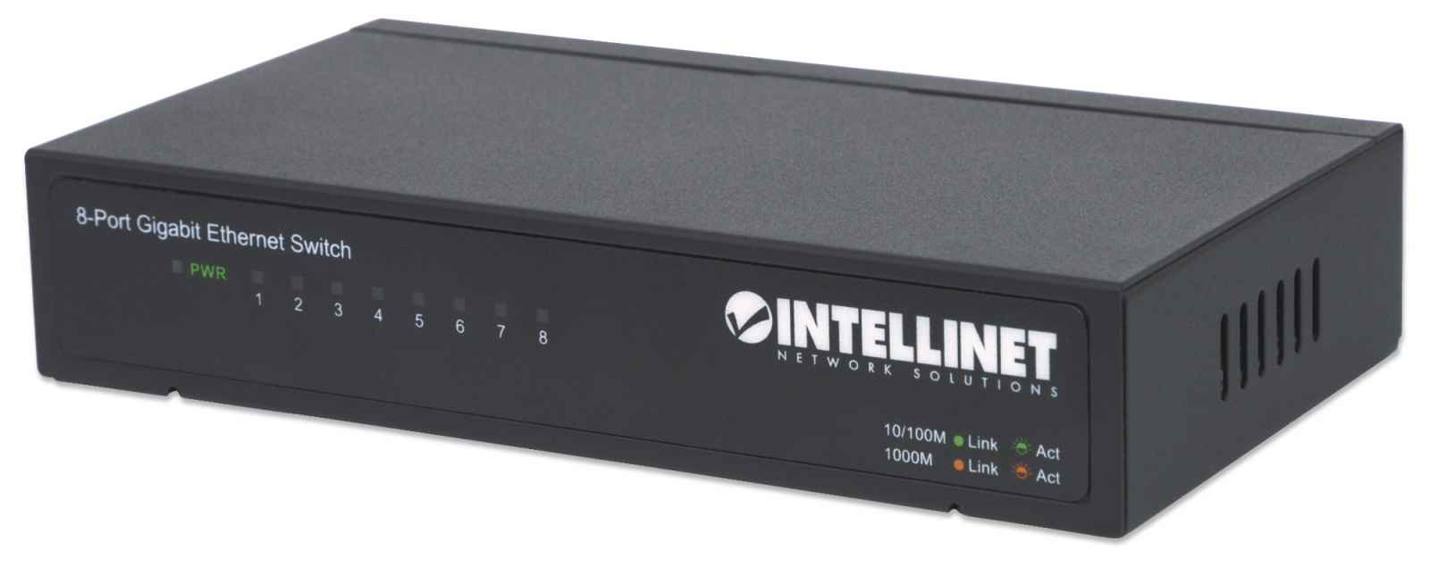 Intellinet 530347 switch Gigabit Ethernet (10/100/1000) Negro