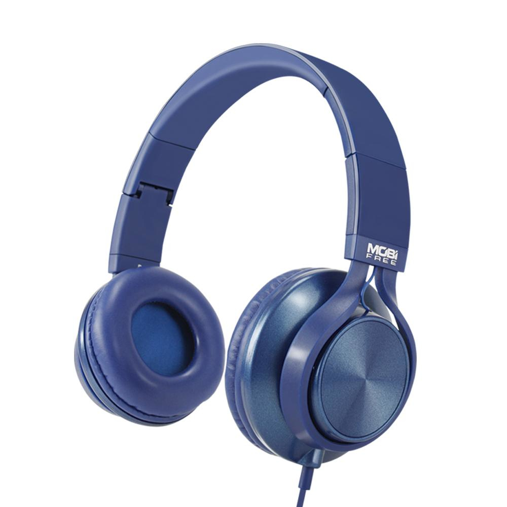 Mobifree MB-02013 auricular y casco Auriculares Diadema Conector de 3,5 mm Azul